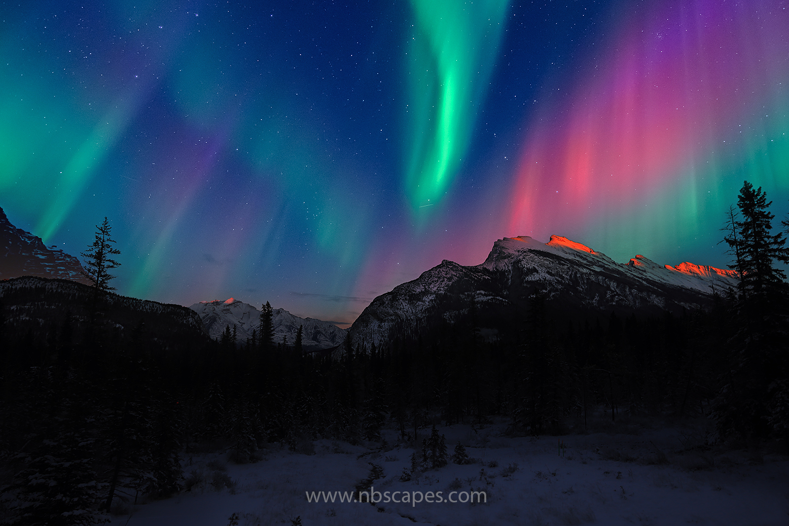 Northern Lights in Rockies
