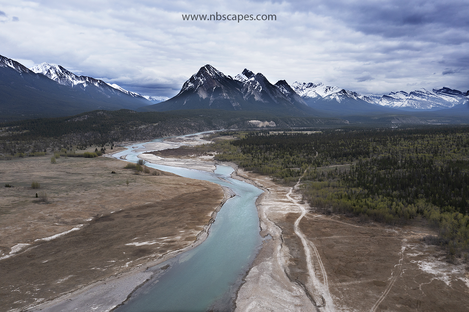 Canadian Rockies and River